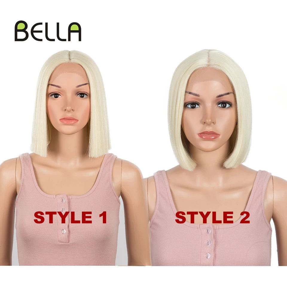 Synthetic Ombre 10" Short Bob Lace Wig