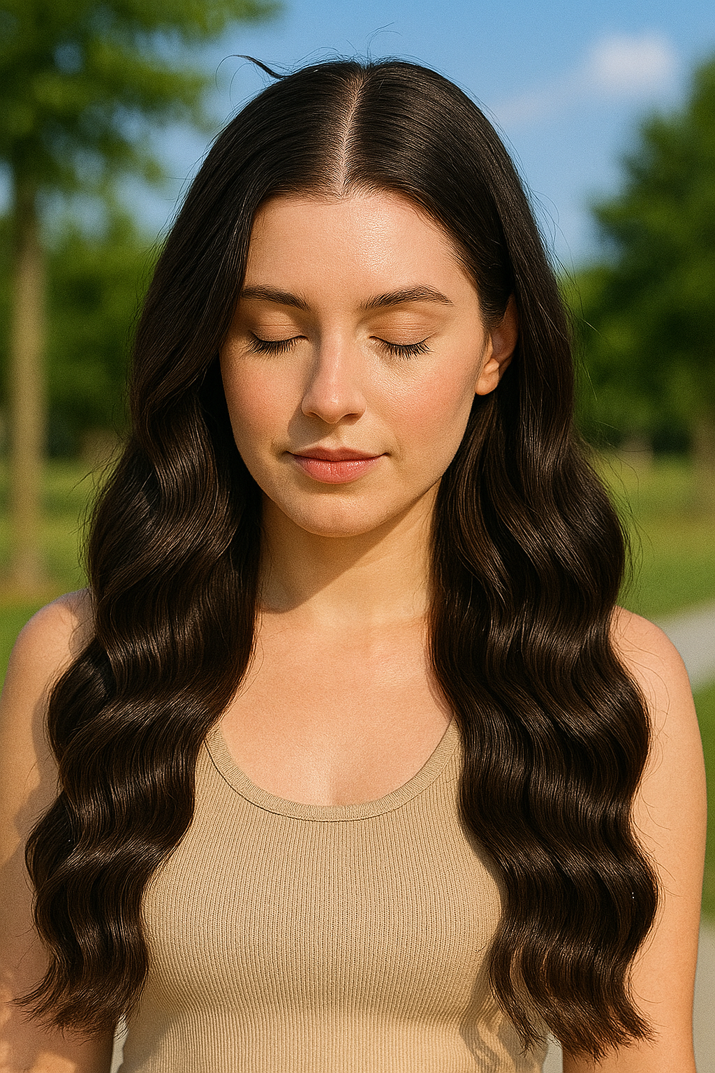 4x4 Malaysian Body Wave Closure – 100% Virgin Human Hair, Natural Hairline, Pre-Plucked Lace