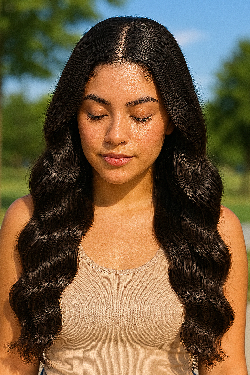 4x4 Malaysian Body Wave Closure – 100% Virgin Human Hair, Natural Hairline, Pre-Plucked Lace