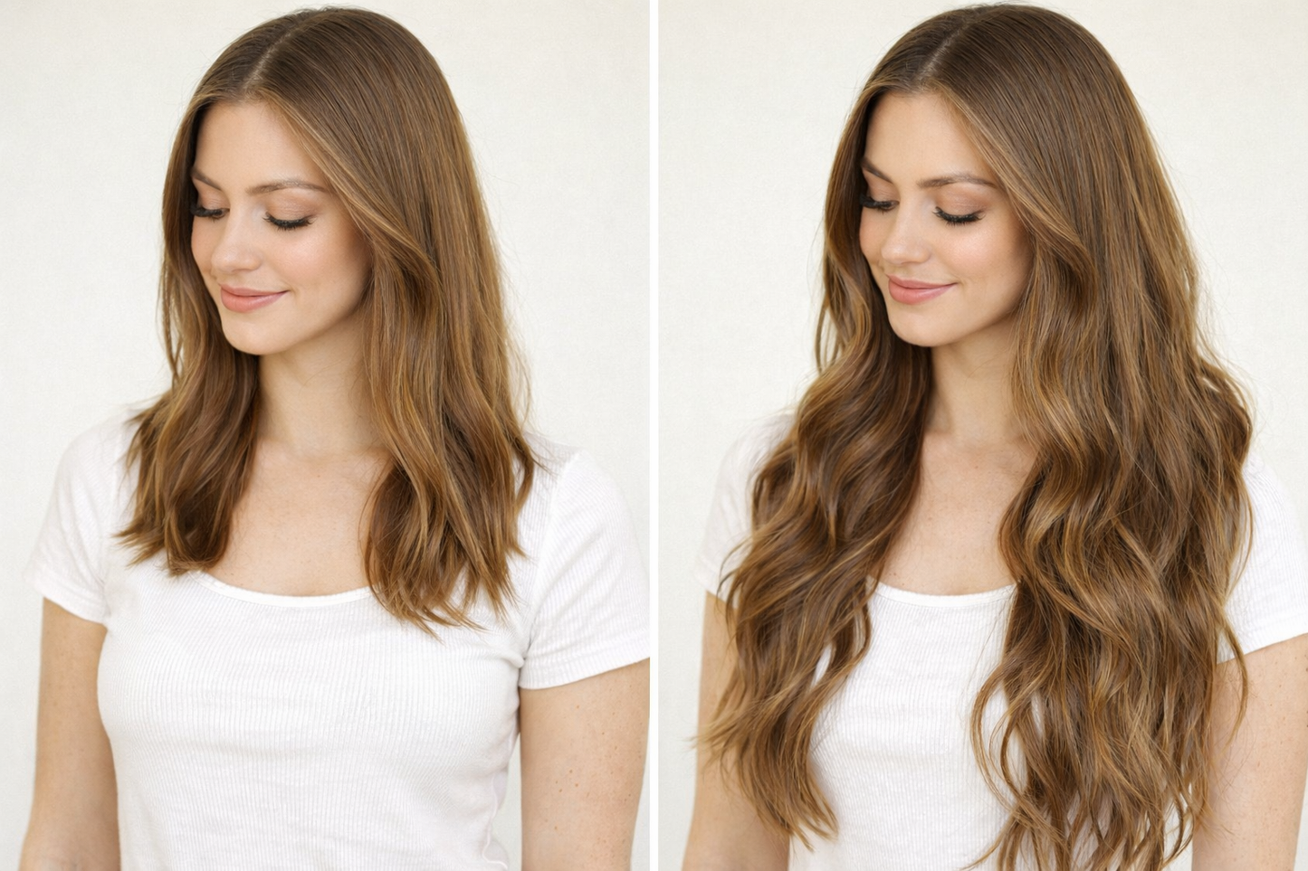 Medium Brown Seamless Clip-Ins