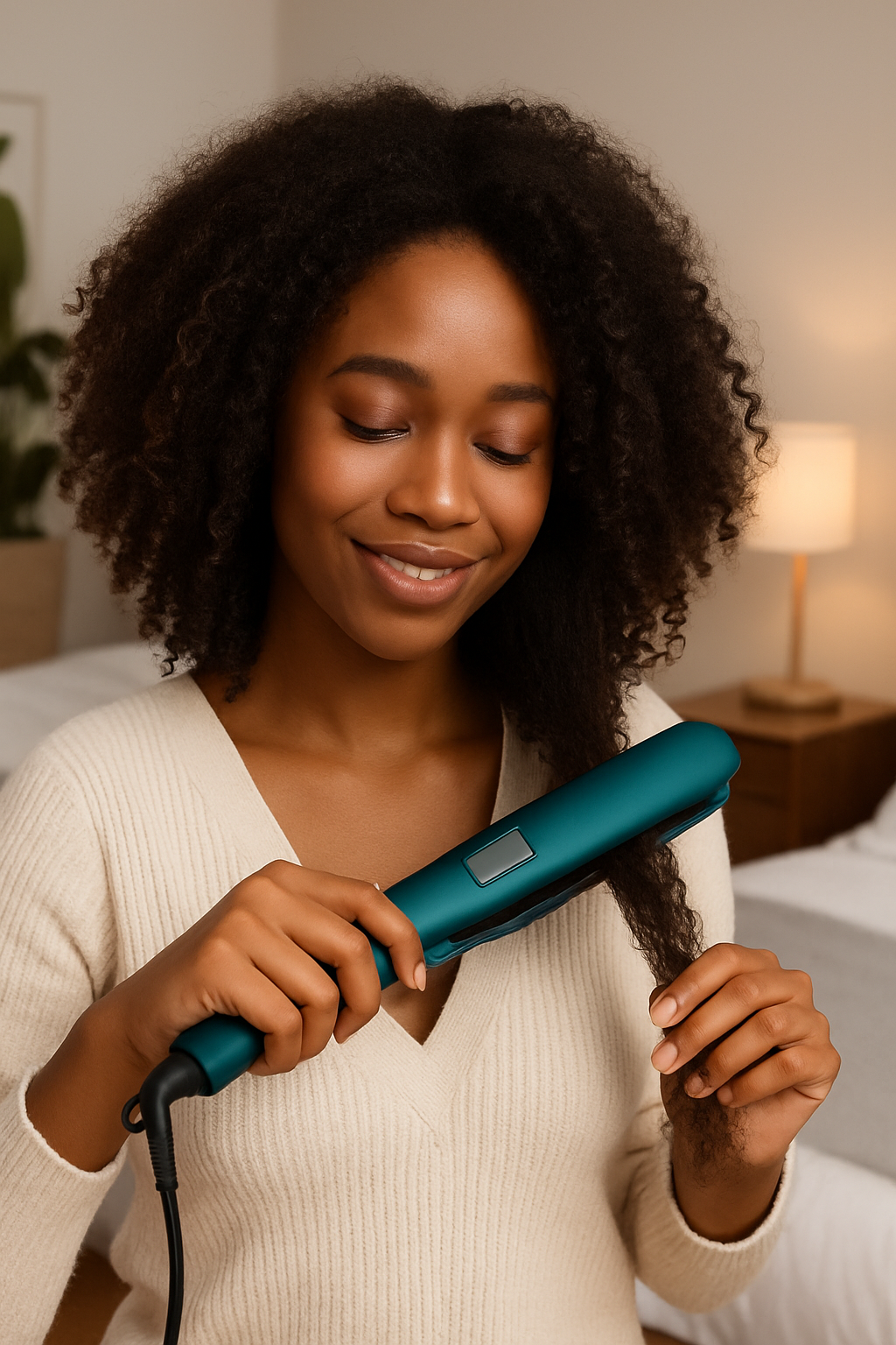 Green Titanium Flat Iron