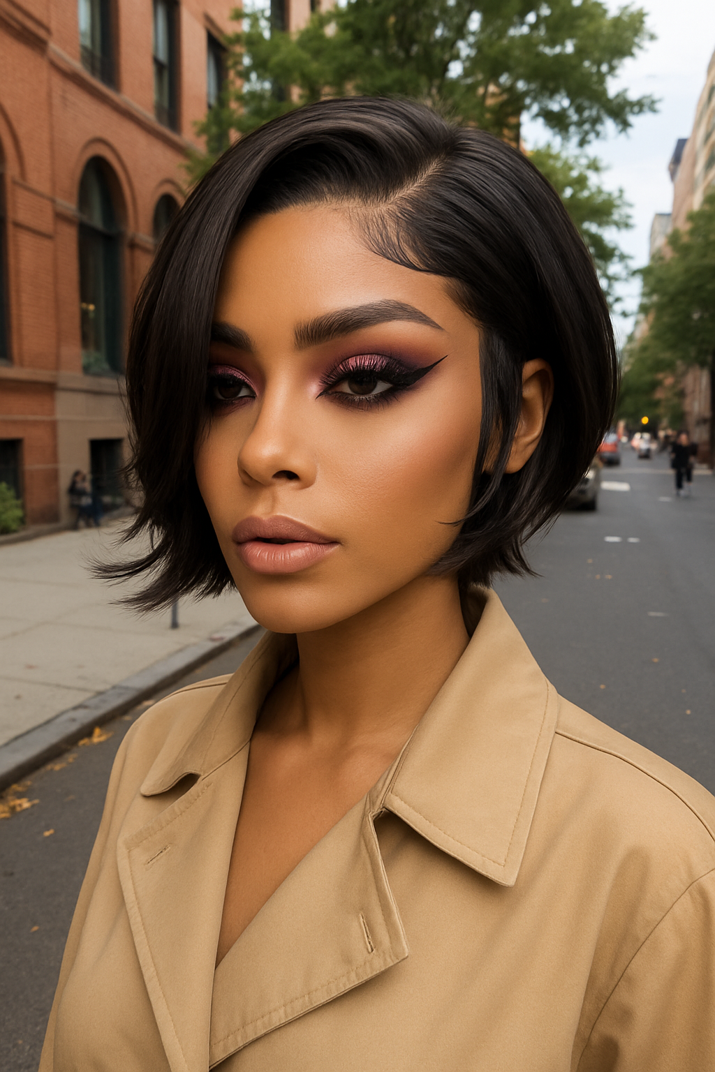 13x4 Short Bob Lace Front Human Hair Wig – Natural Hairline, Glueless, Pre-Plucked