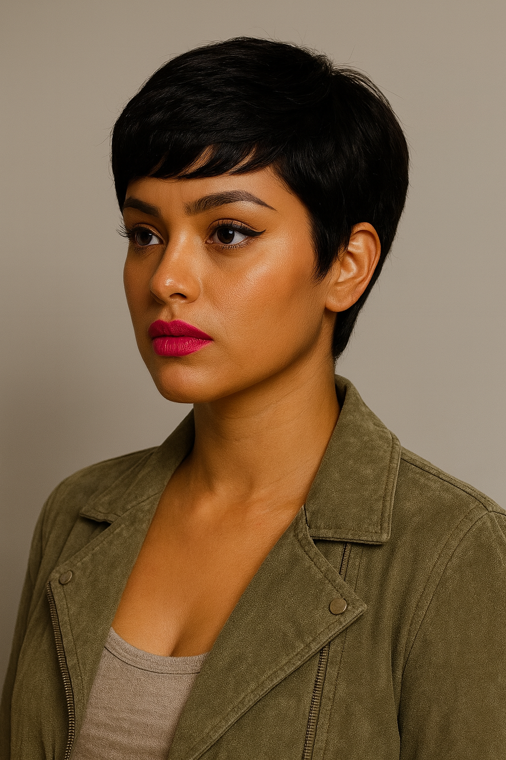 6-Inch Short Pixie Straight Human Hair Wig – Natural, Lightweight & Glueless