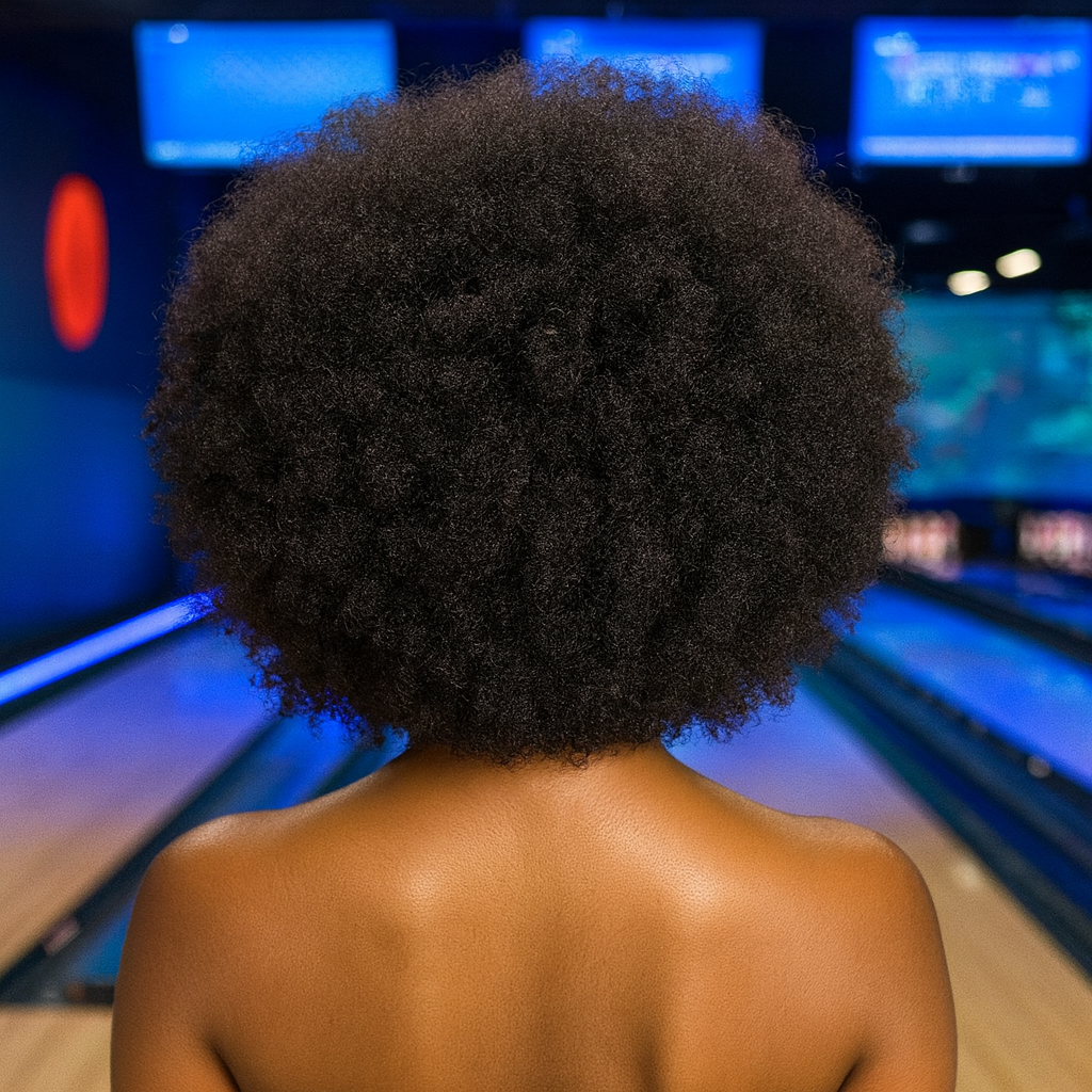 Natural Virgin Brazilian 4C Afro Curly Kinky HD Lace Front Wig – Pre-Plucked with Baby Hair