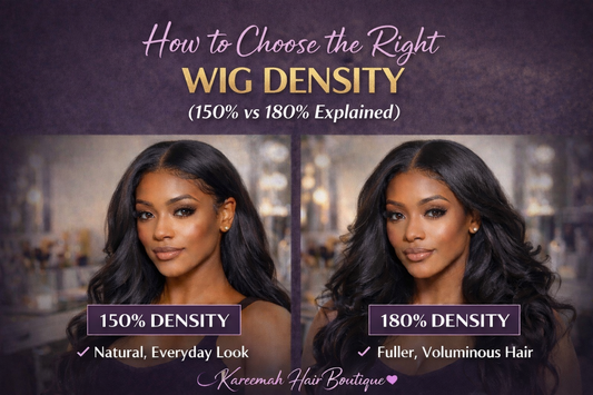 How to Choose the Right Wig Density (150% vs 180% Explained)