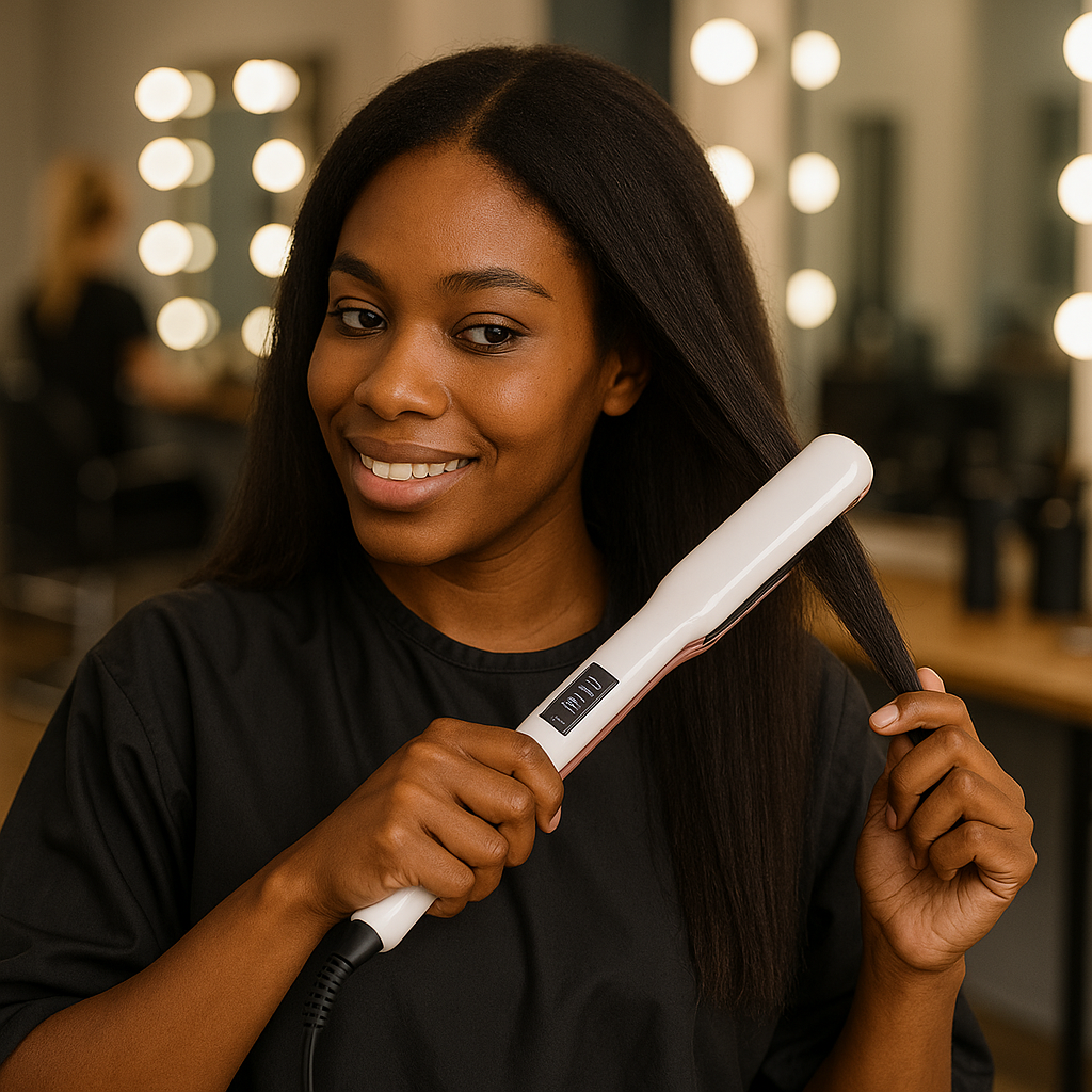 White Titanium Flat Iron