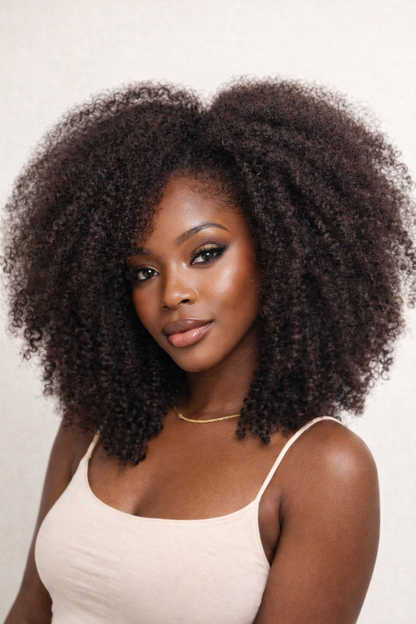 Afro Kinky  Human Hair Extensions