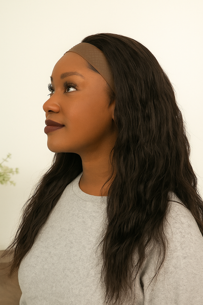 Silicone Wig Grip Band for Wigs & Natural Hair – No-Slip, Edge-Protecting Adjustable Wig Band