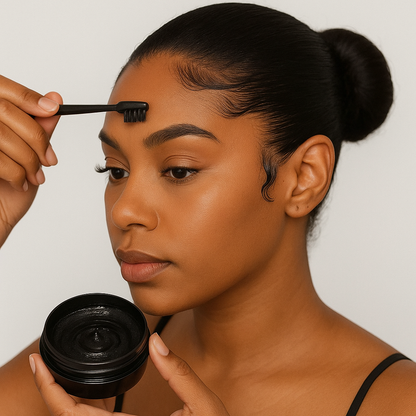 Kareemah Hair Boutique Edge Control – Black Edition | Maximum Hold, Shine & Hair Growth Formula