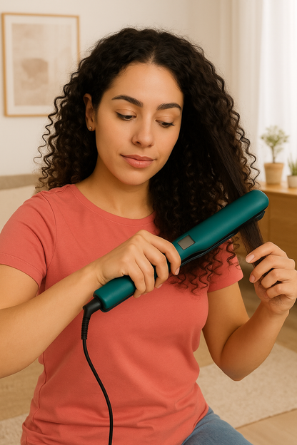 Green Titanium Flat Iron