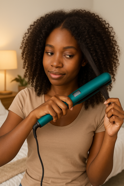 Green Titanium Flat Iron