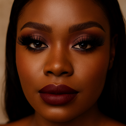 Lavender Faux 3D Volume Mink Lashes – Ultra Soft, Wispy, & Reusable Glam Lashes by Kareemah Hair Boutique