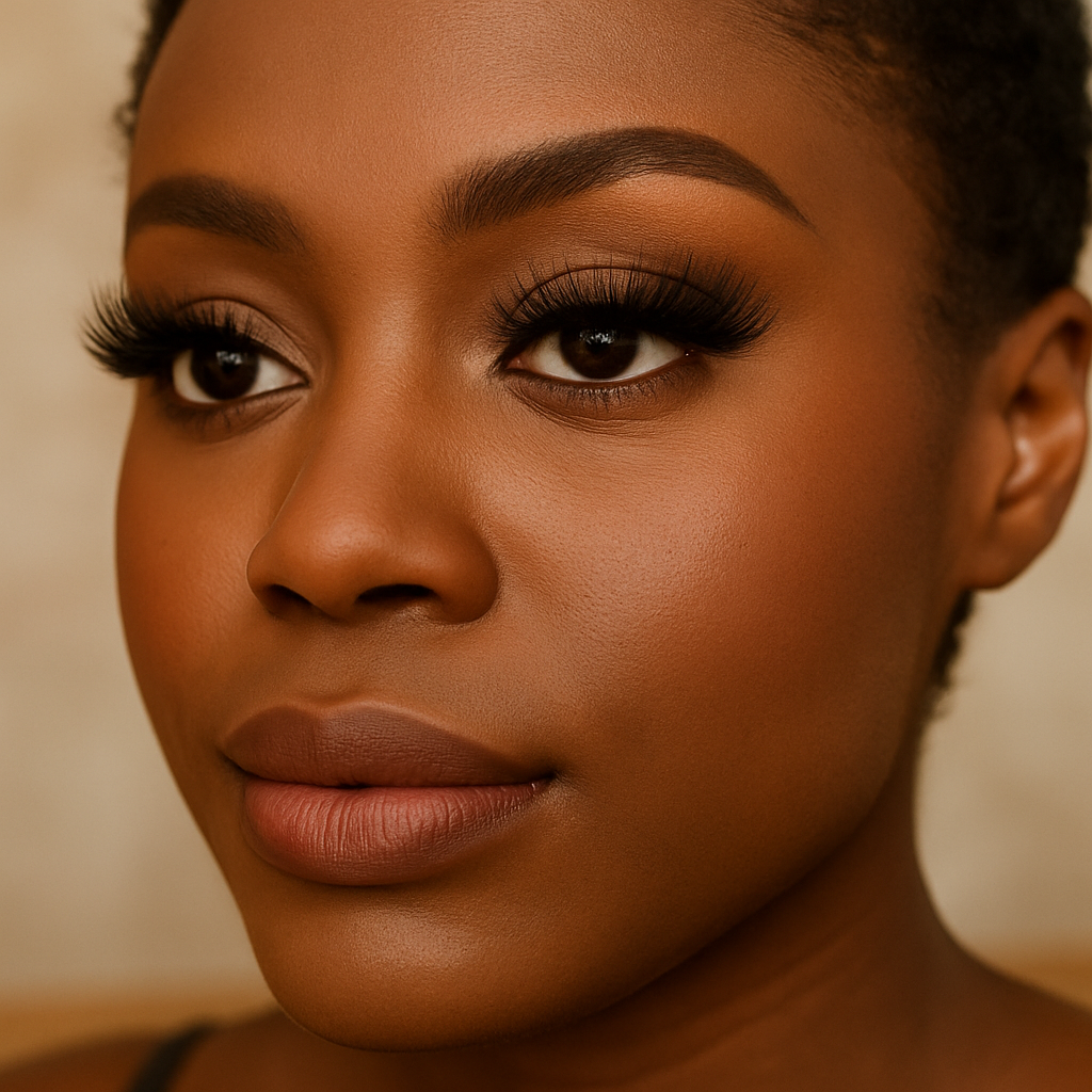 Lavender Faux 3D Volume Mink Lashes – Ultra Soft, Wispy, & Reusable Glam Lashes by Kareemah Hair Boutique