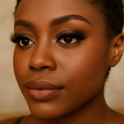 Lavender Faux 3D Volume Mink Lashes – Ultra Soft, Wispy, & Reusable Glam Lashes by Kareemah Hair Boutique