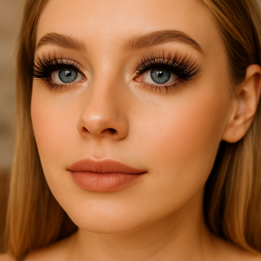 Lavender Faux 3D Volume Mink Lashes – Ultra Soft, Wispy, & Reusable Glam Lashes by Kareemah Hair Boutique