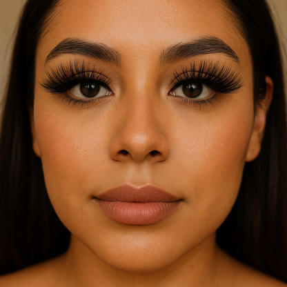 Lavender Faux 3D Volume Mink Lashes – Ultra Soft, Wispy, & Reusable Glam Lashes by Kareemah Hair Boutique