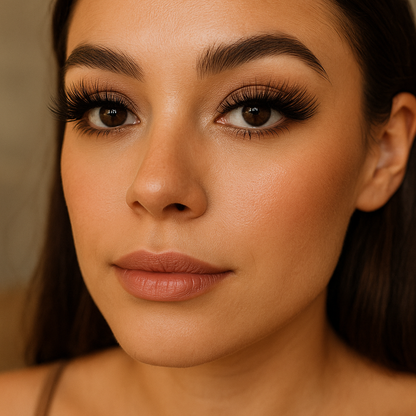 Lavender Faux 3D Volume Mink Lashes – Ultra Soft, Wispy, & Reusable Glam Lashes by Kareemah Hair Boutique