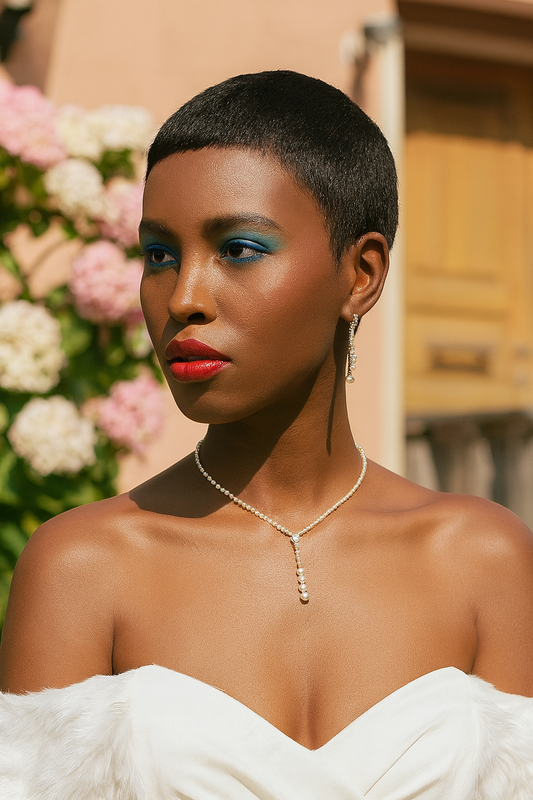 4in Short Pixie Cut 100% Unprocessed Raw Human Hair Wig – Natural Black, Sleek Human Hair Style for Women