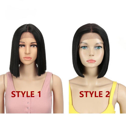 Synthetic Ombre  10" Short Bob Lace Wig